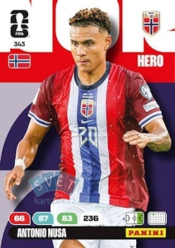 Antonio Nusa Norway Panini FIFA World Cup 2026 Adrenalyn XL #343